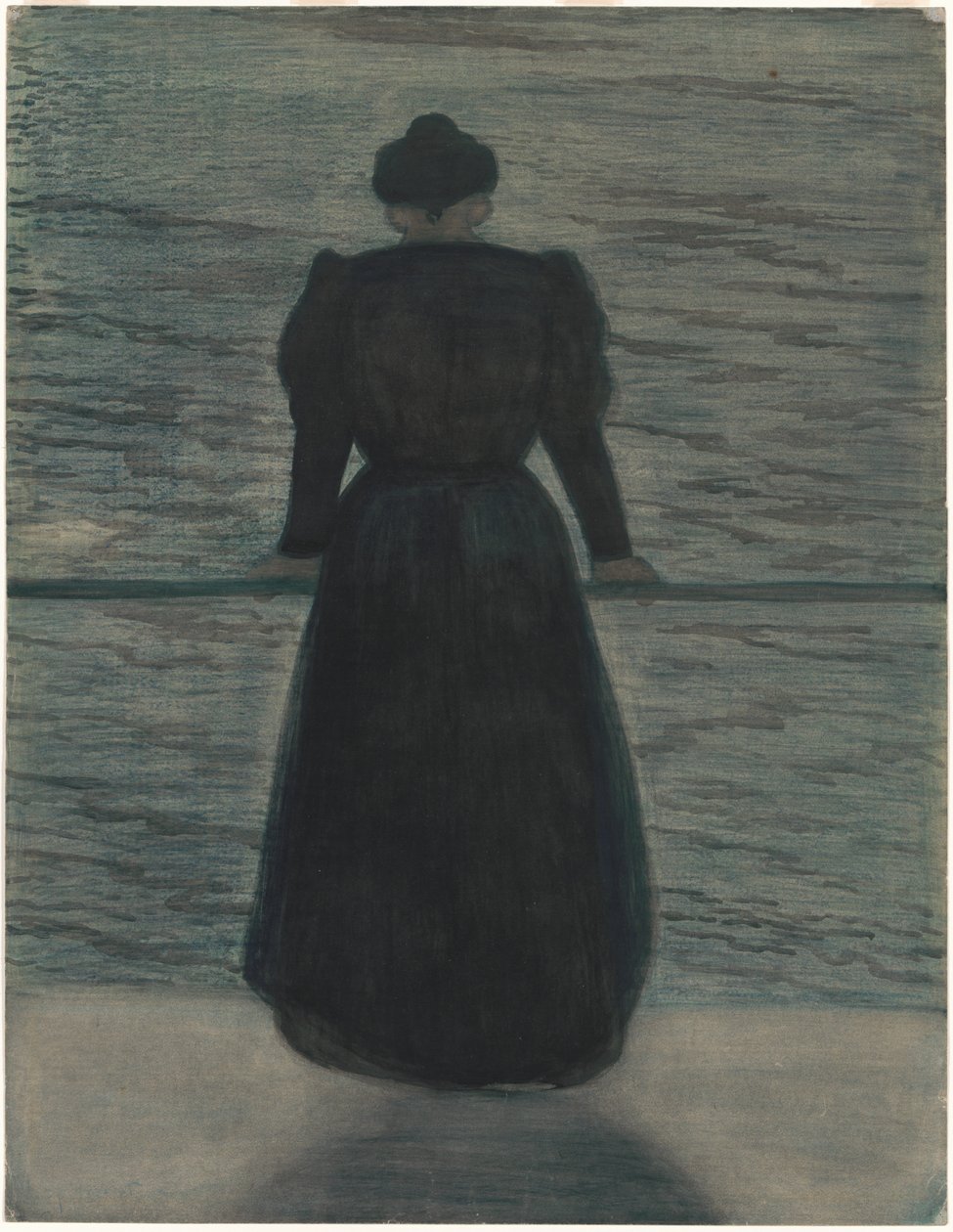 Kvinna vid havet av Leon Spilliaert