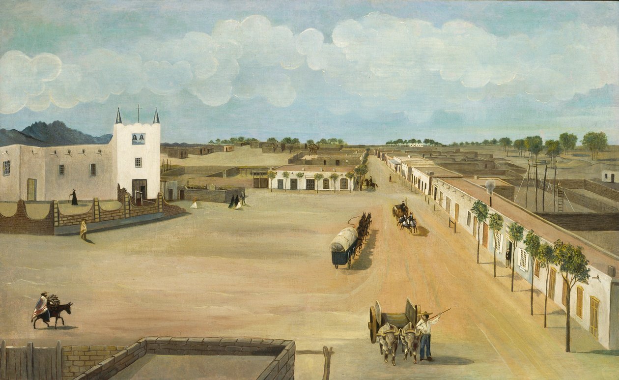 Gamla Mesilla Plaza av Leon Trousset