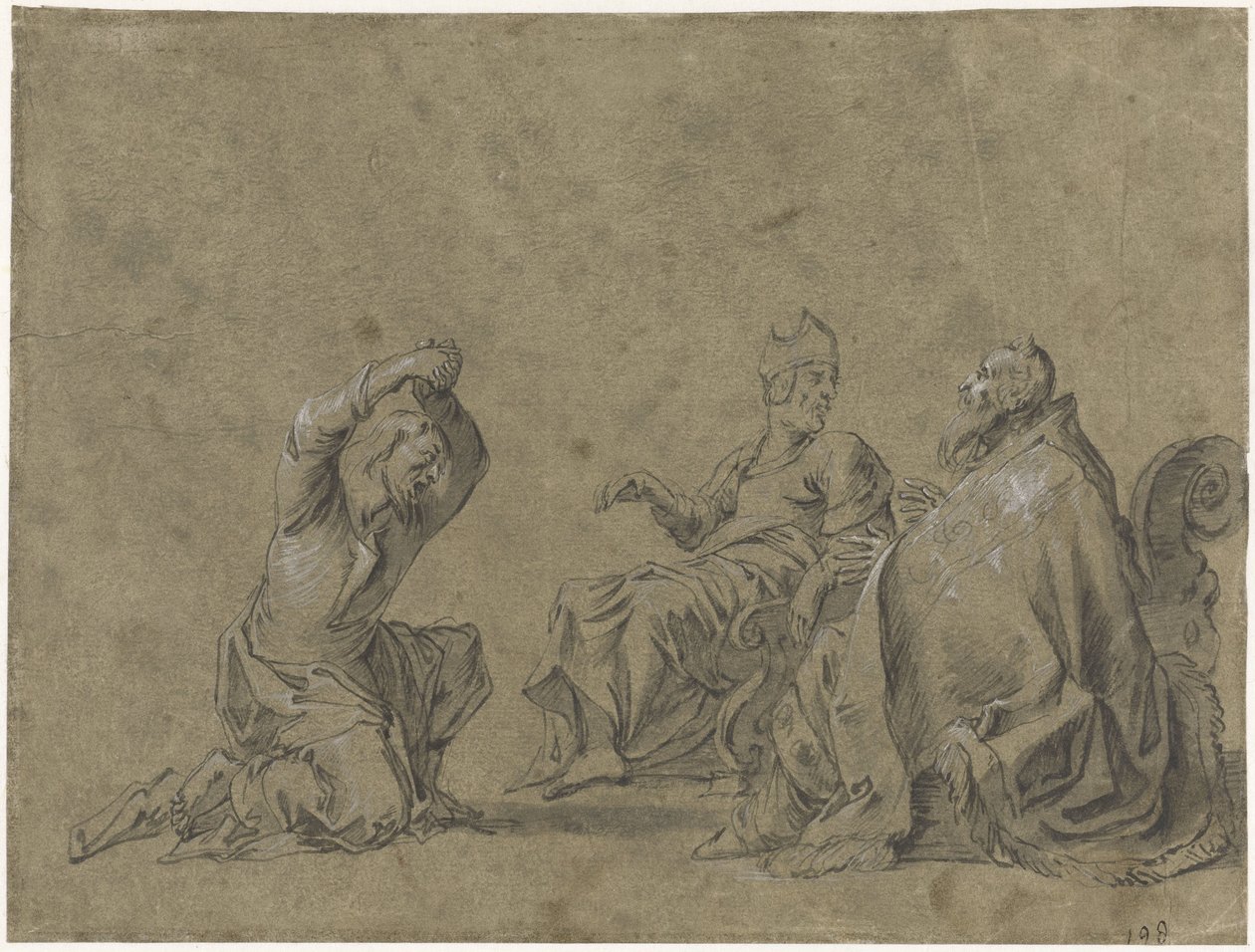 Judas tar tillbaka silverbitarna av Leonaert Bramer