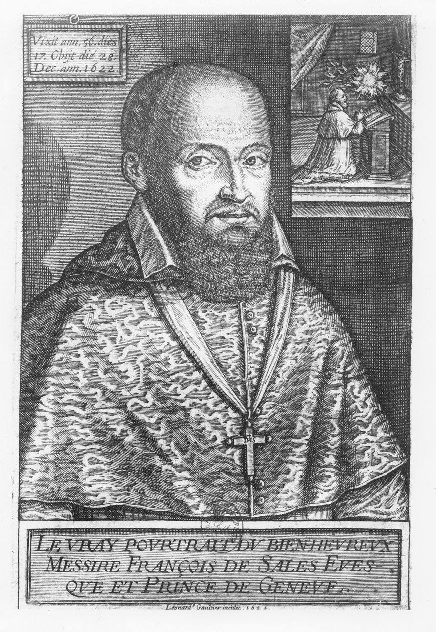 Franciskus de Sales av Leonard Gaultier