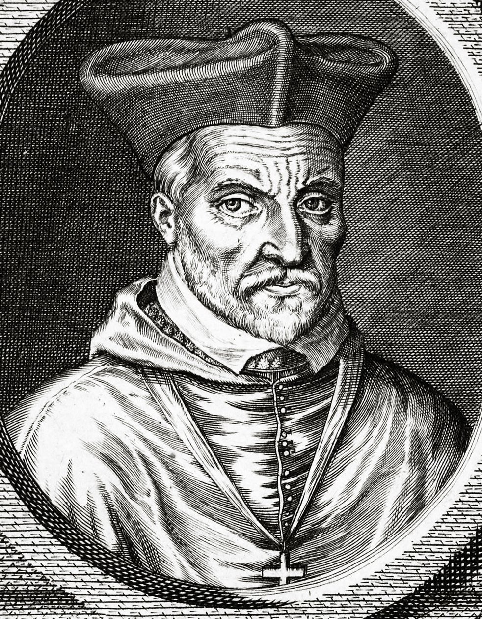 Porträtt av Jacques Amyot (1513-1593), fransk biskop, författare och översättare av Leonard Gaultier