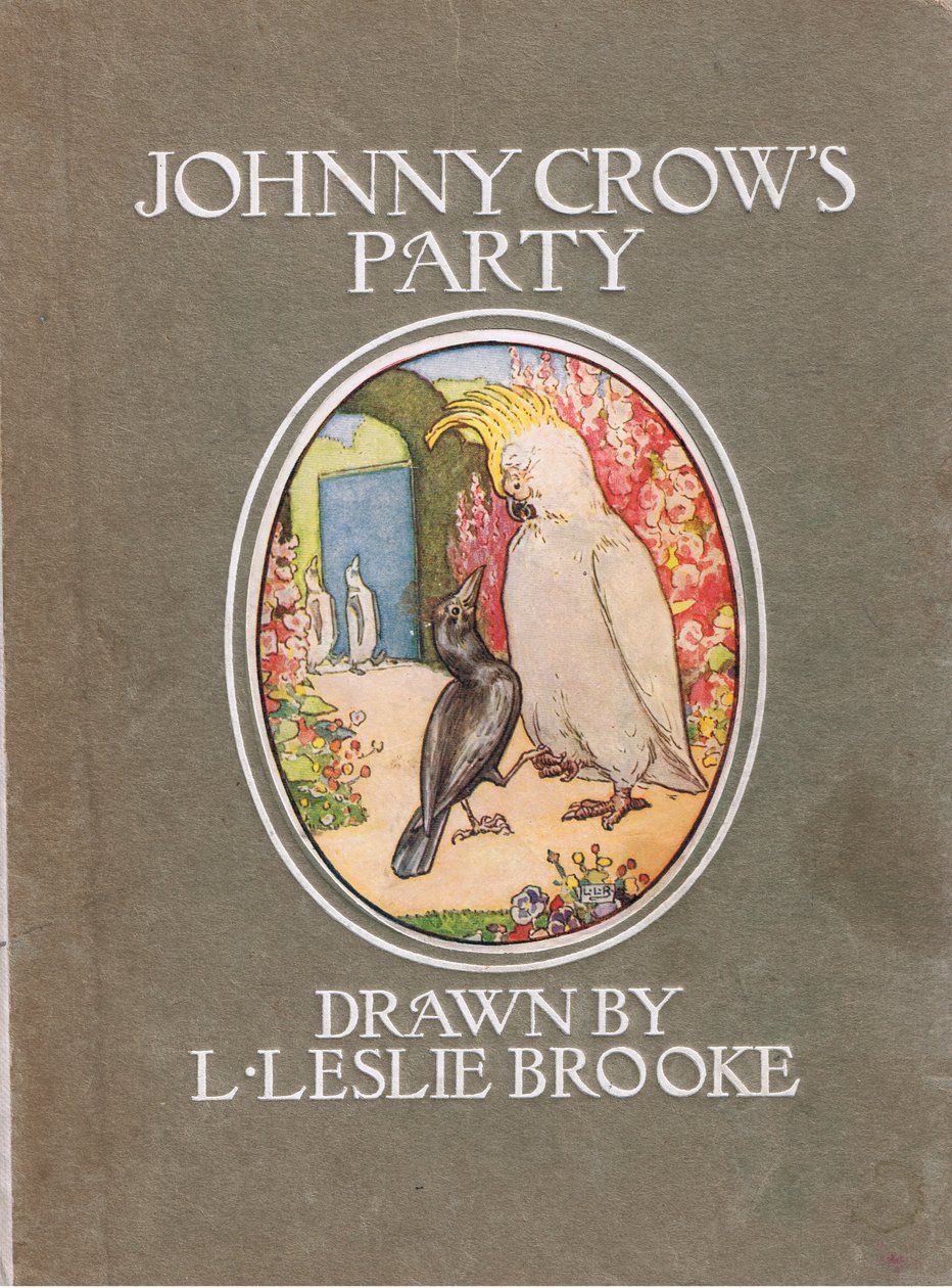 Illustration på omslagets framsida från "Johnny Crow