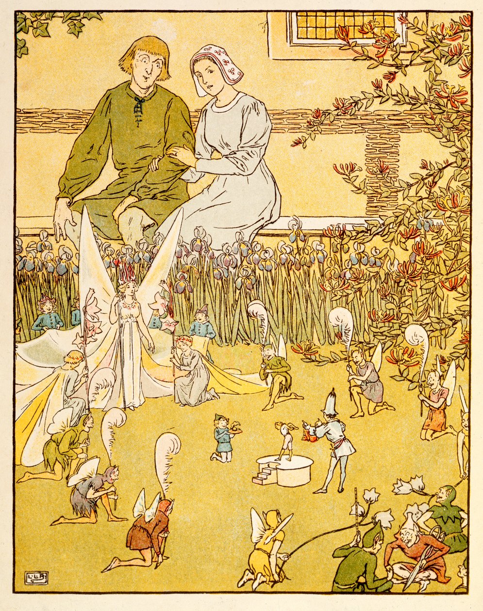 Illustration från Tom Thumb av Leonard Leslie Brooke
