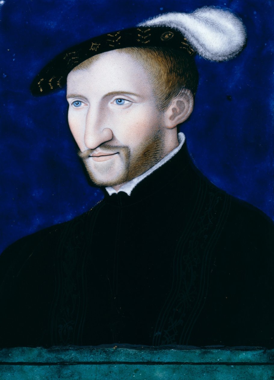 Henri d"Albret, kung av Navarra, 1556 av Leonard Limosin