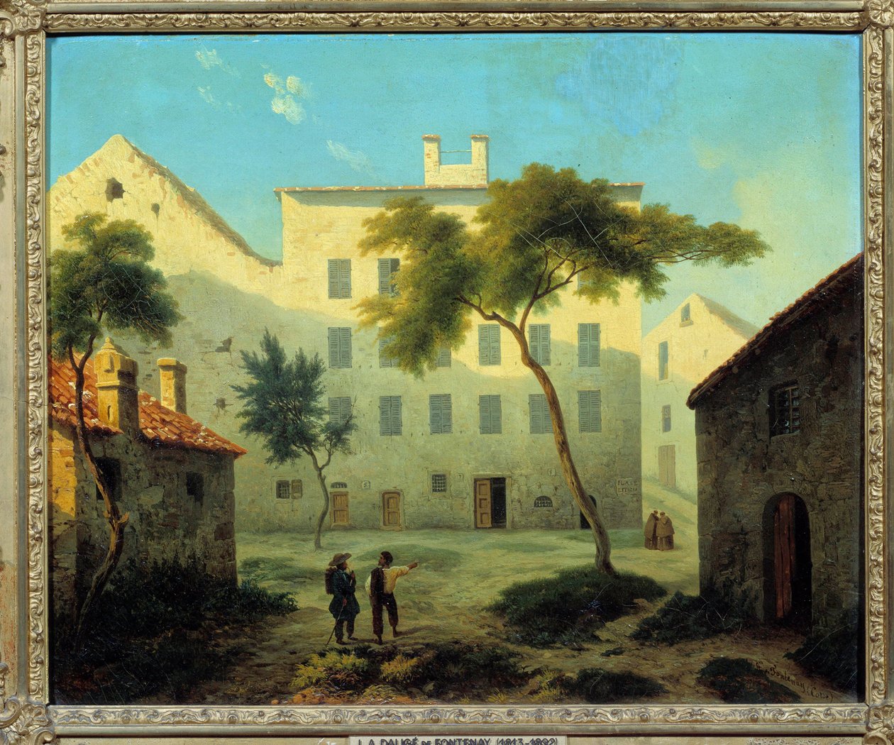 Utsikt över födelseplatsen för Napoleon Bonaparte (1769-1821) i Ajaccio, Corsica Målning av Leonard Dalige de Fontenay (1813-1892) 1849 Sön. 0,38x0,46 m Malmaison slottsmuseum av Leonard Alexis Dalige de Fontenay
