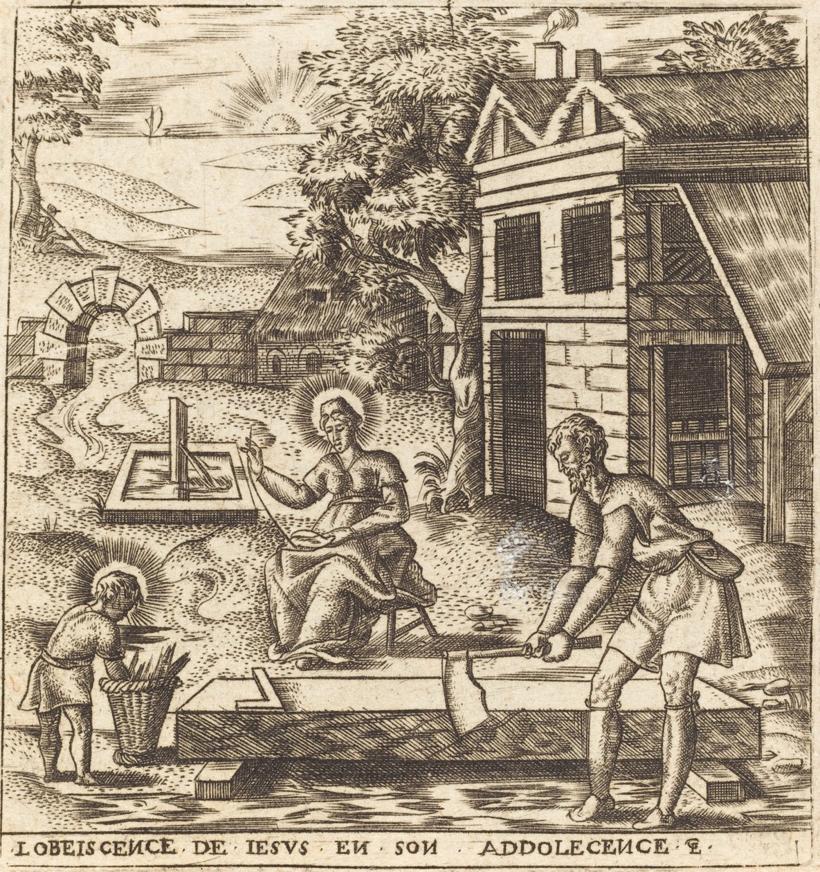 Jesus den lydige sonen av Leonard Gaultier