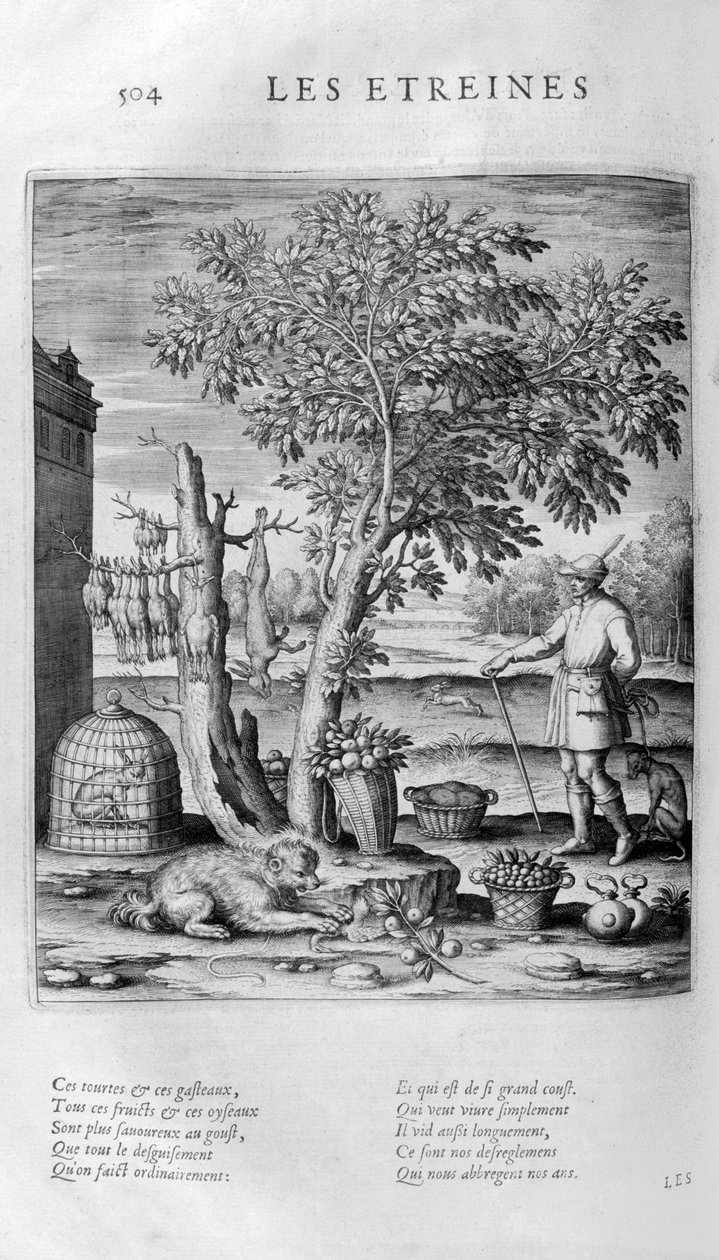 Kramarna, gåvan, 1615 av Leonard Gaultier