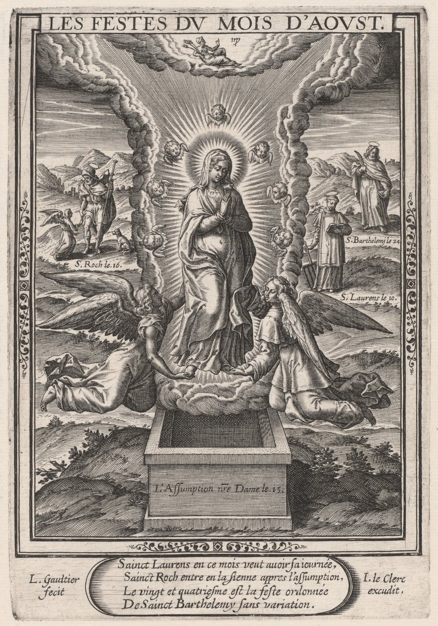 Augustifestligheter (augusti: The Assumption) av Leonard Gaultier