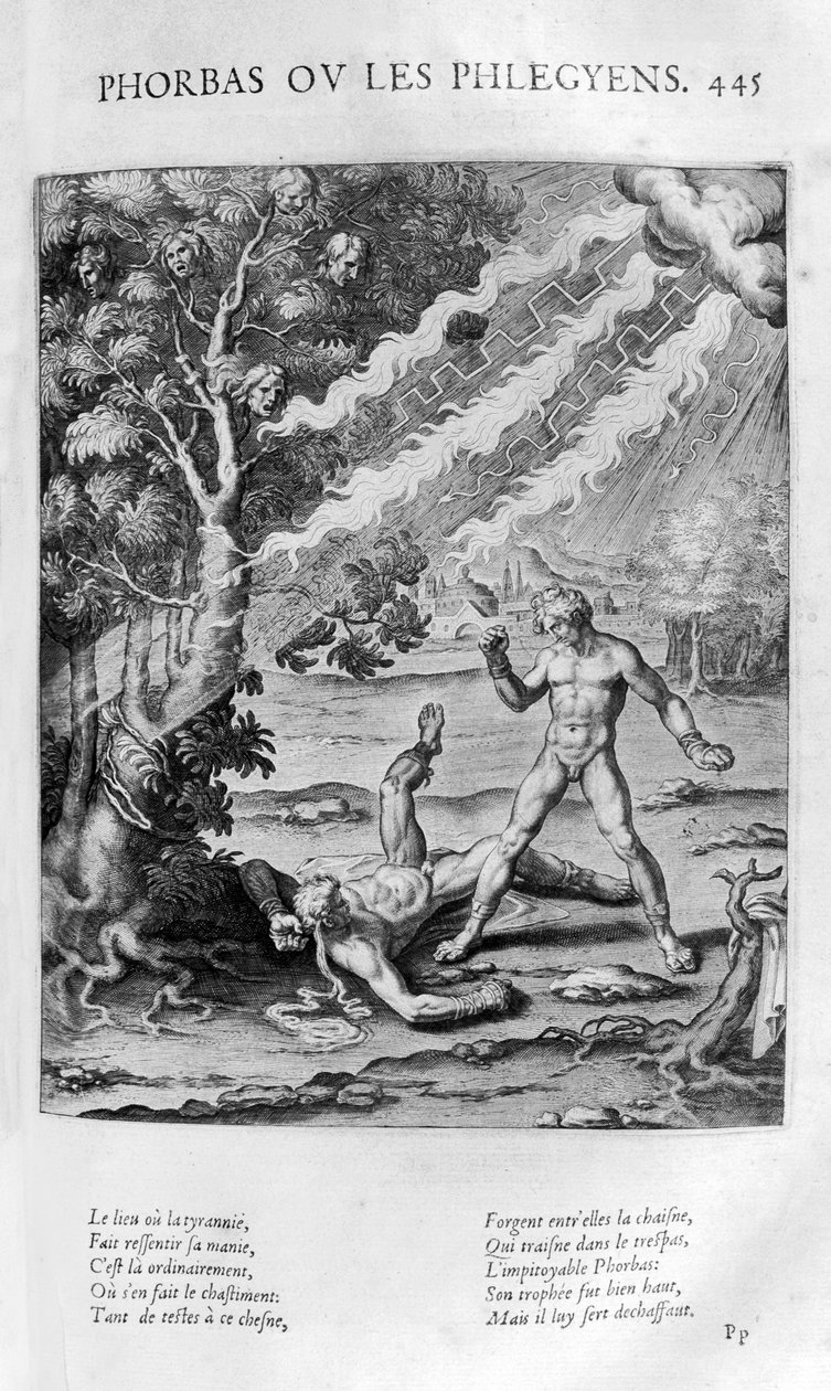 Phorbas dödad av Apollo av Leonard Gaultier