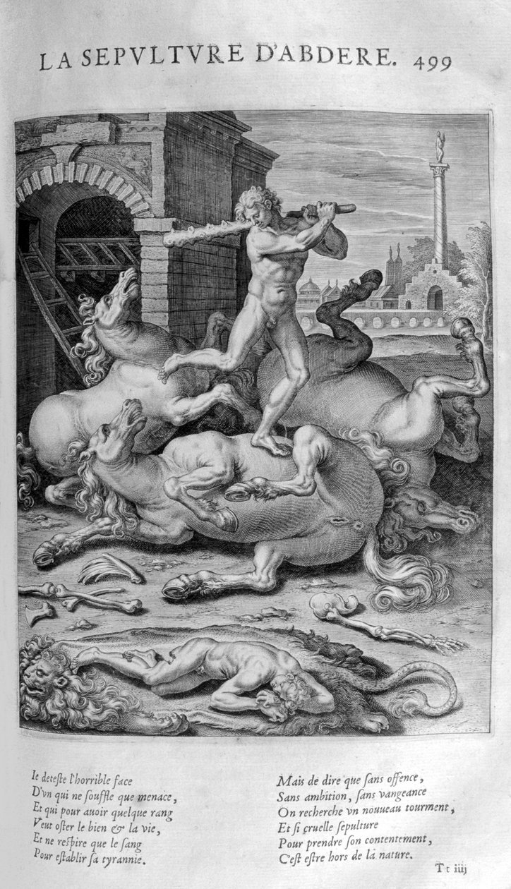 Begravningen av Abdère, 1615 av Leonard Gaultier