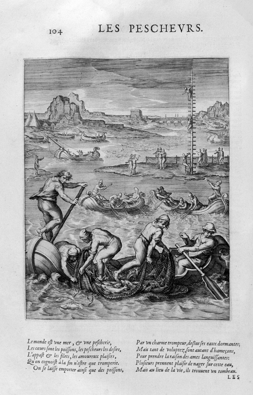 Fiskaren, 1615 av Leonard Gaultier