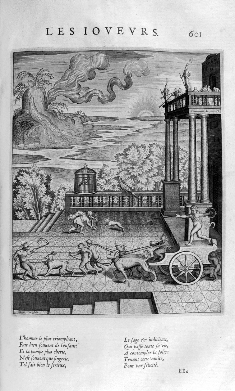 Spelarna, 1615. av Leonard Gaultier