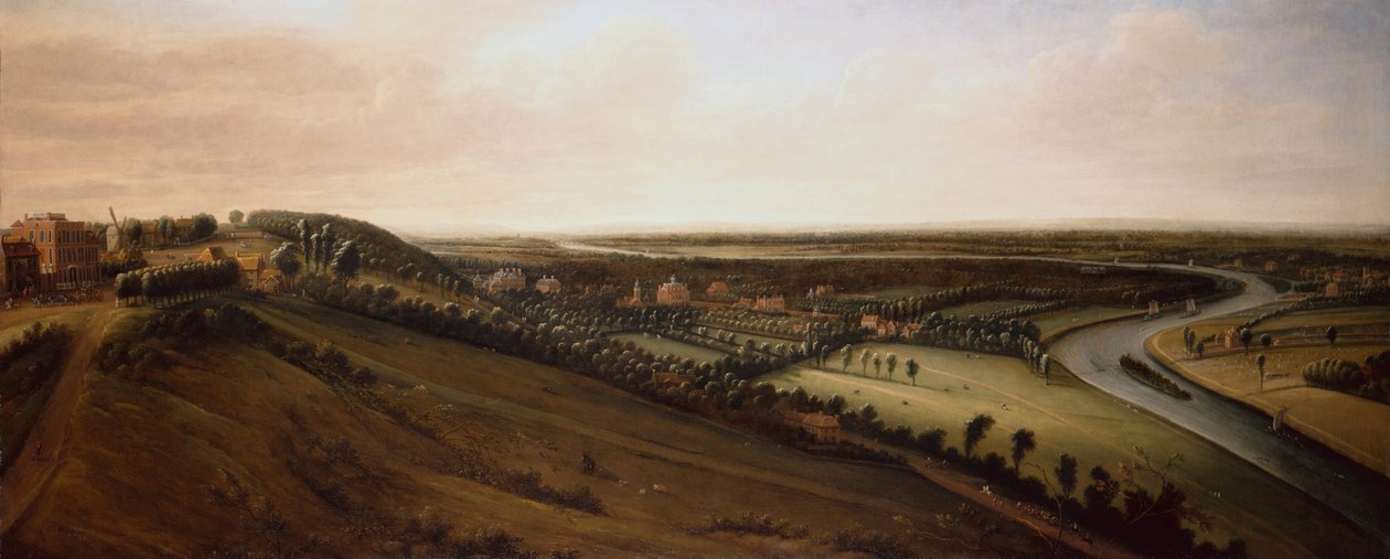 Utsikt från sidan av Richmond Hill mot Earl of Rochester