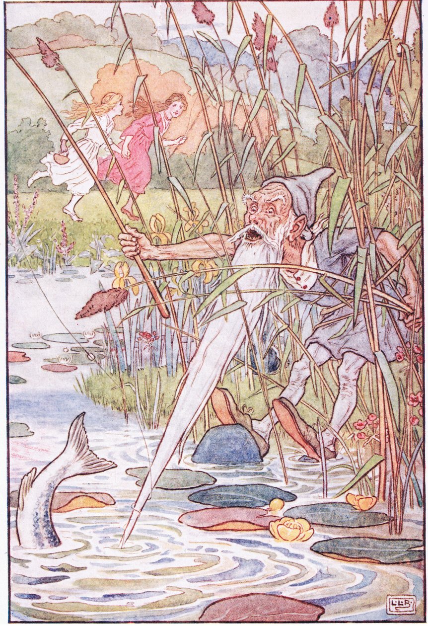 Snövit och rosröd, 1920-tal av Leonard Leslie Brooke