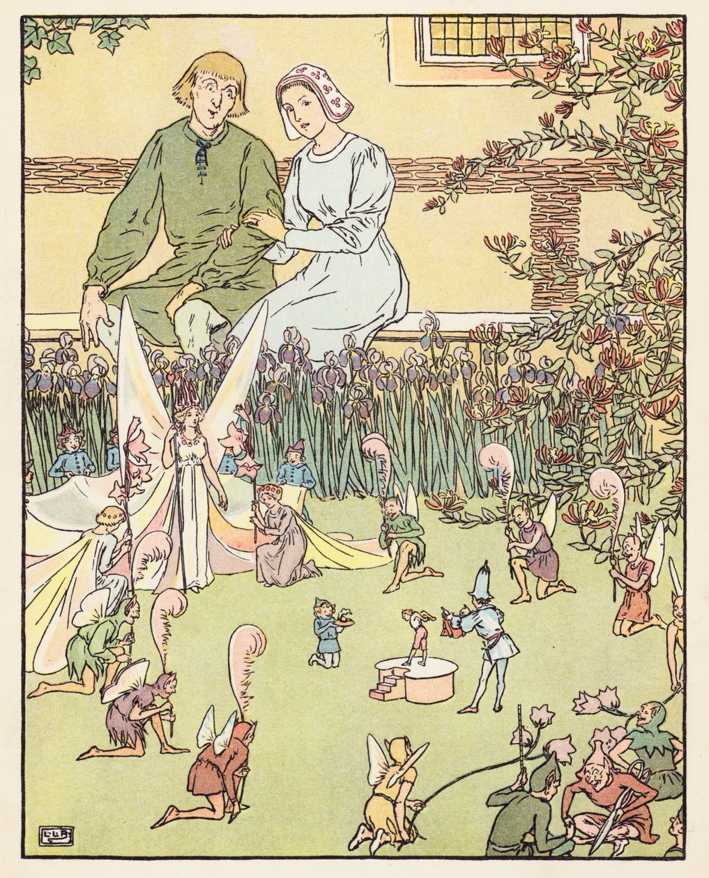 Tom Thumb (färglitografi) av Leonard Leslie Brooke