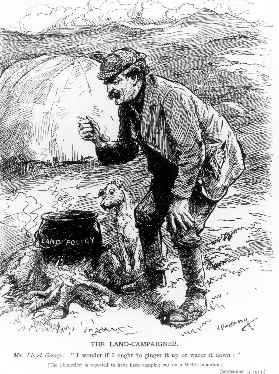 Land-Campaigner, 1913 av Leonard Raven Hill
