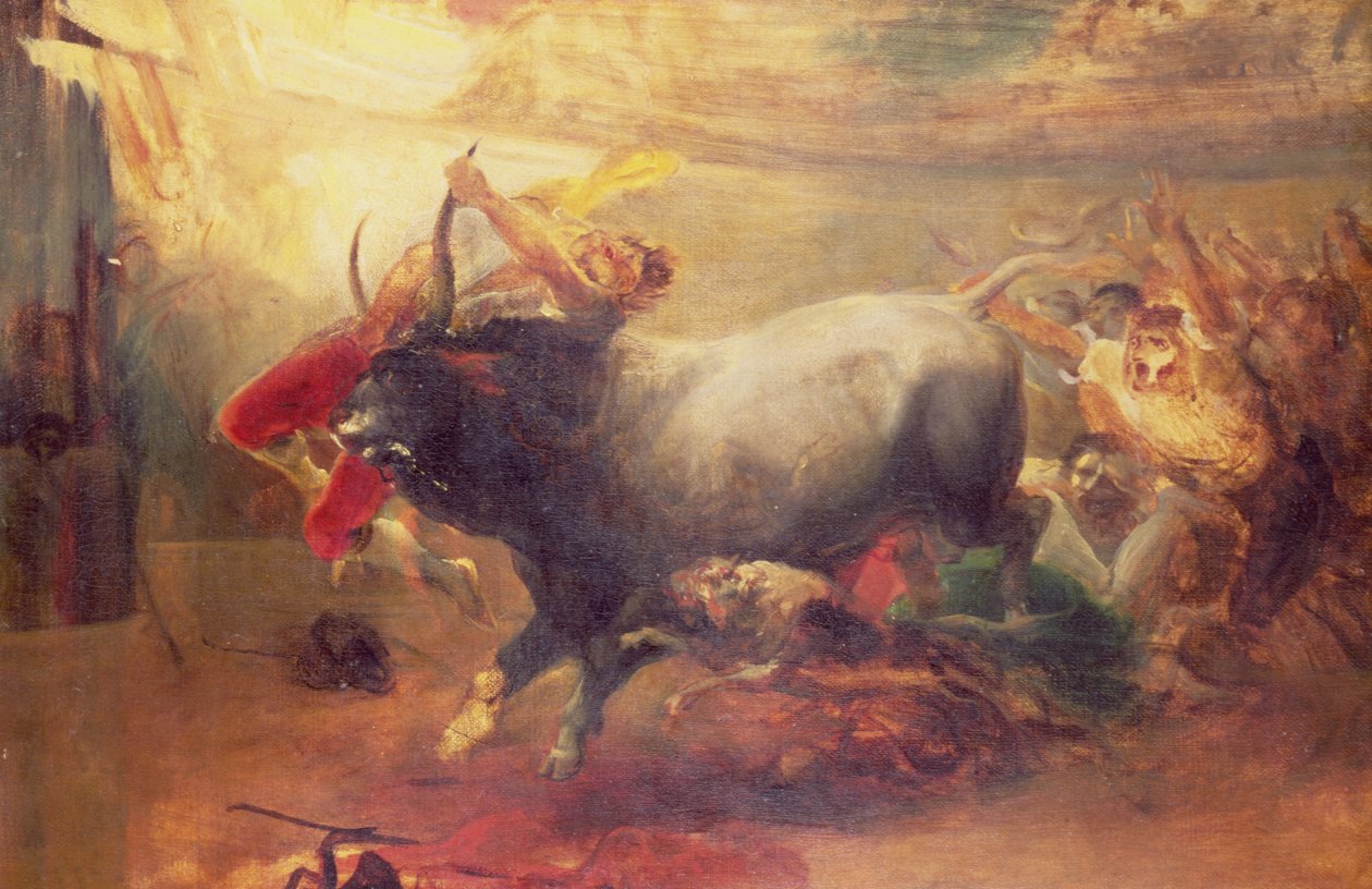 Tjurfäktningen av Leonardo Alenza