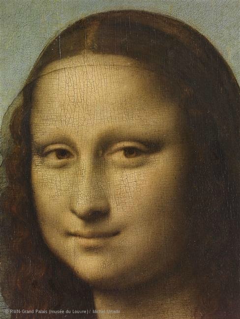  Mona LisanFrancais: Portrait de Mona Lisa dite La Jocondenn av Leonardo da Vinci