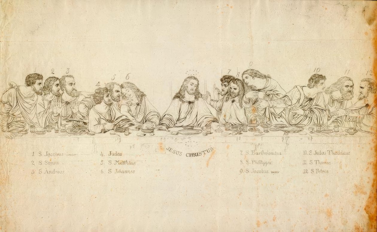 Herrens nattvard av Leonardo da Vinci