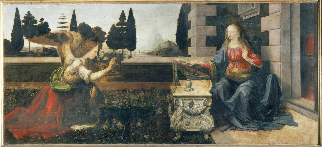 Bebådelsen av Leonardo da Vinci