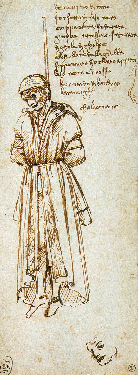 Hanging of Bernardo Baroncelli 1479 av Leonardo da Vinci