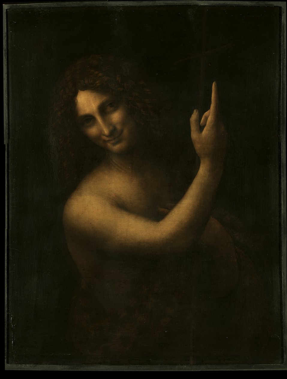 Hl. Johannes der Täufer av Leonardo da Vinci