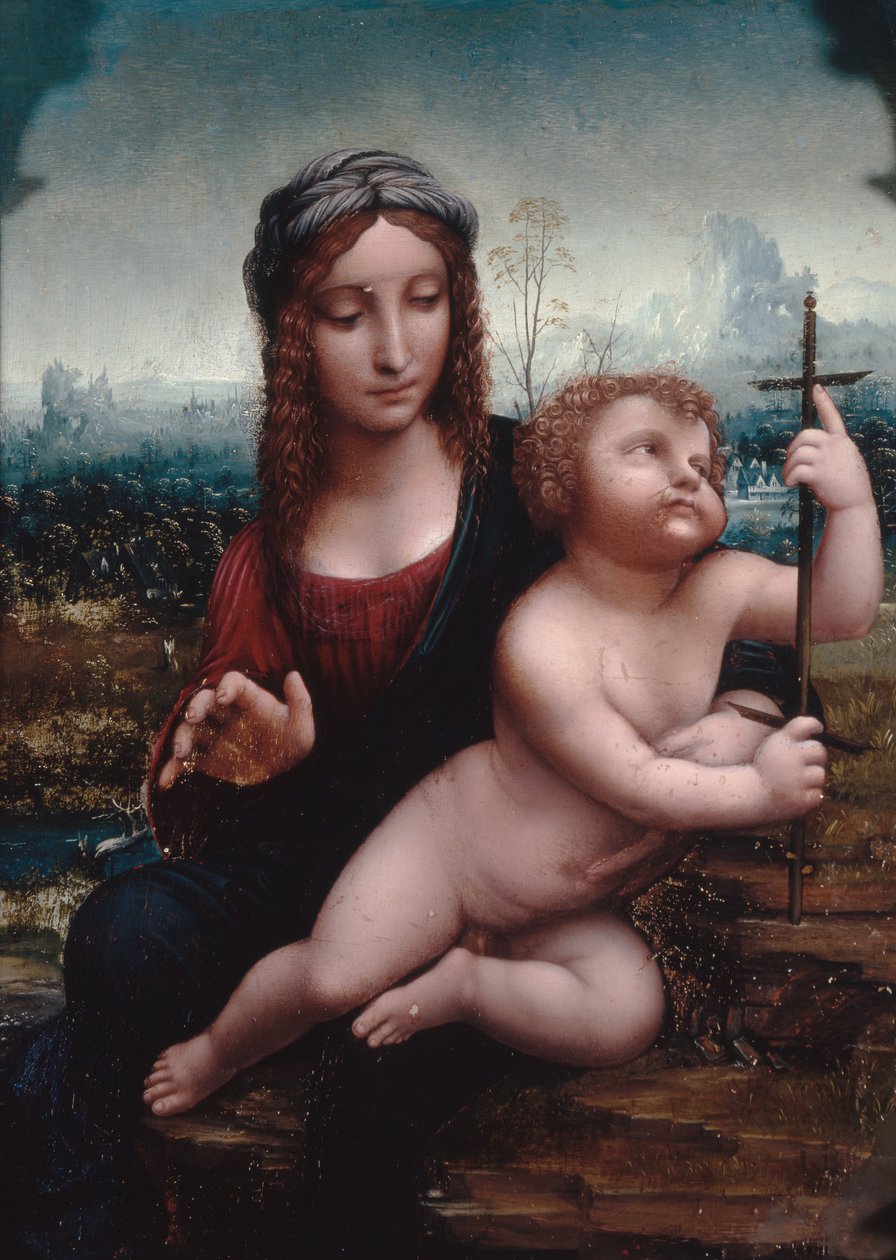 La Virgen del huso  av Leonardo da Vinci