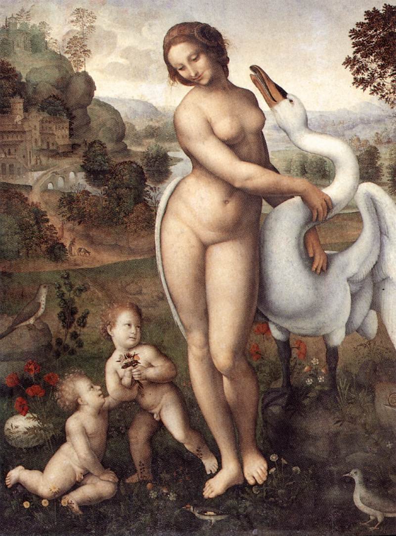 Leda and the Swan av Leonardo da Vinci