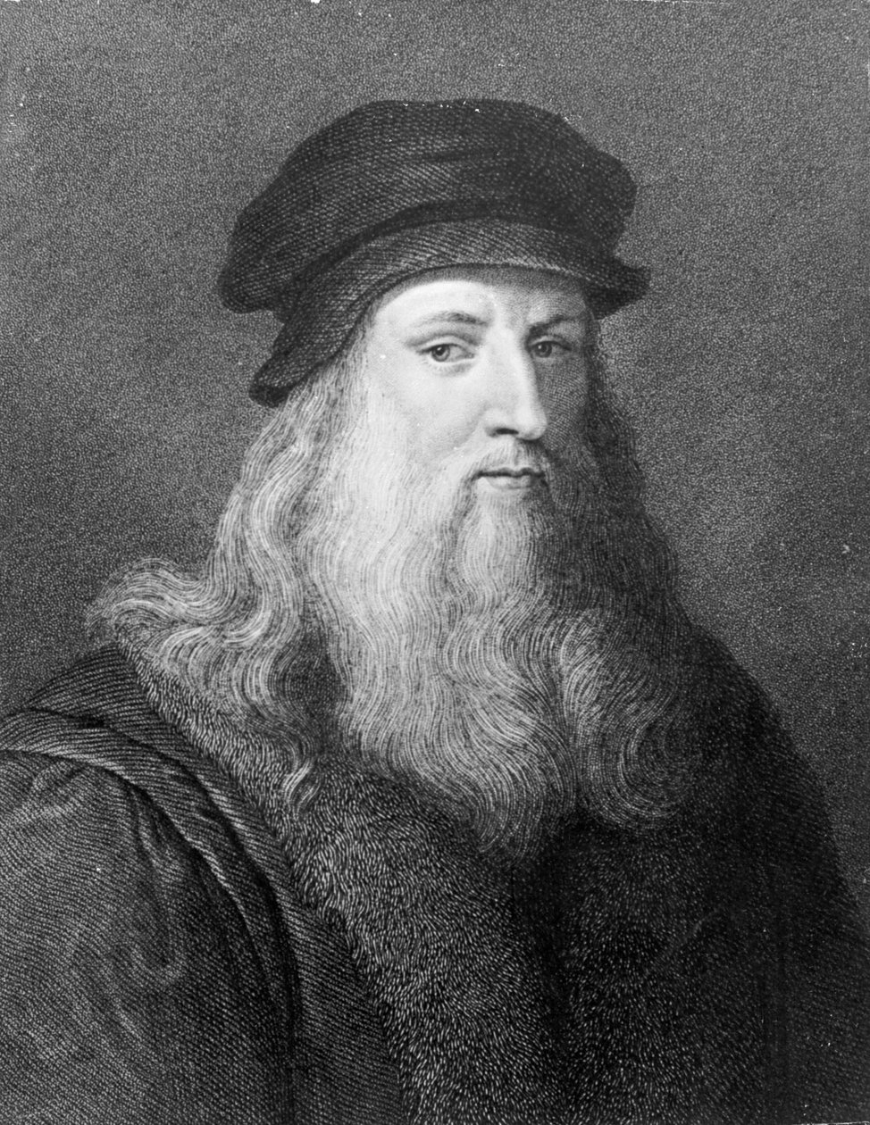 Leonardo da Vinci, graverad av Raphael Morghen, 1817 av Leonardo da Vinci