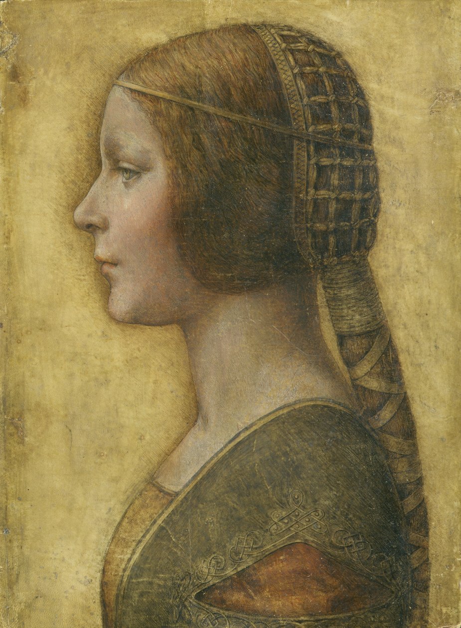 Profil av en ung fästmö av Leonardo da Vinci
