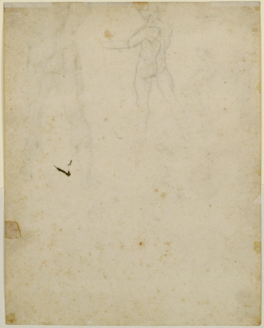 Ata o le ata tutotonu i luga o le recto, vaai mai le itu tauagavale av Leonardo da Vinci