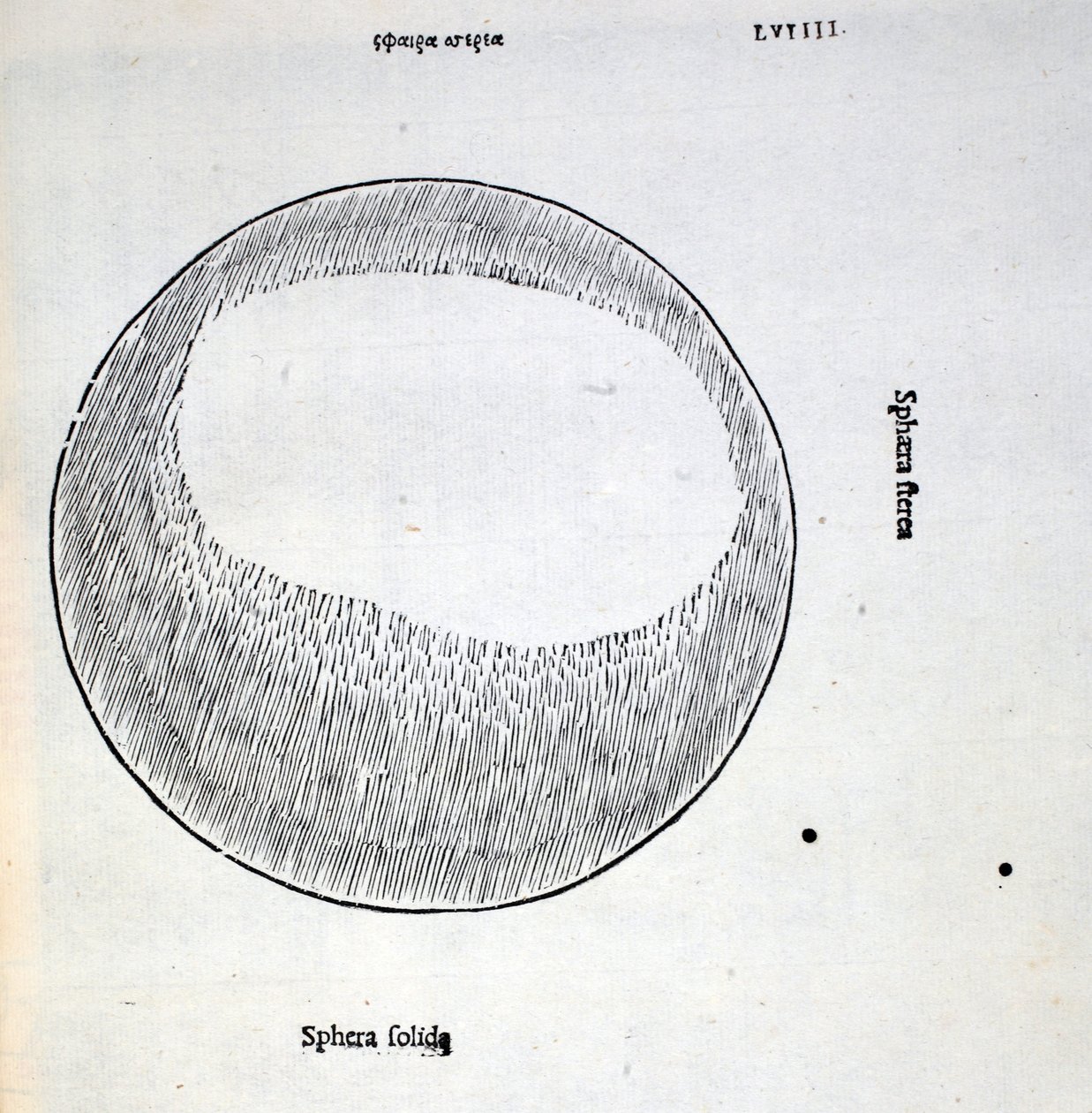 Sphera solida, illustration från "Divina Proportione" av Luca Pacioli (ca 1445-1517), ursprungligen publicerad. Venedig, 1509 av Leonardo da Vinci