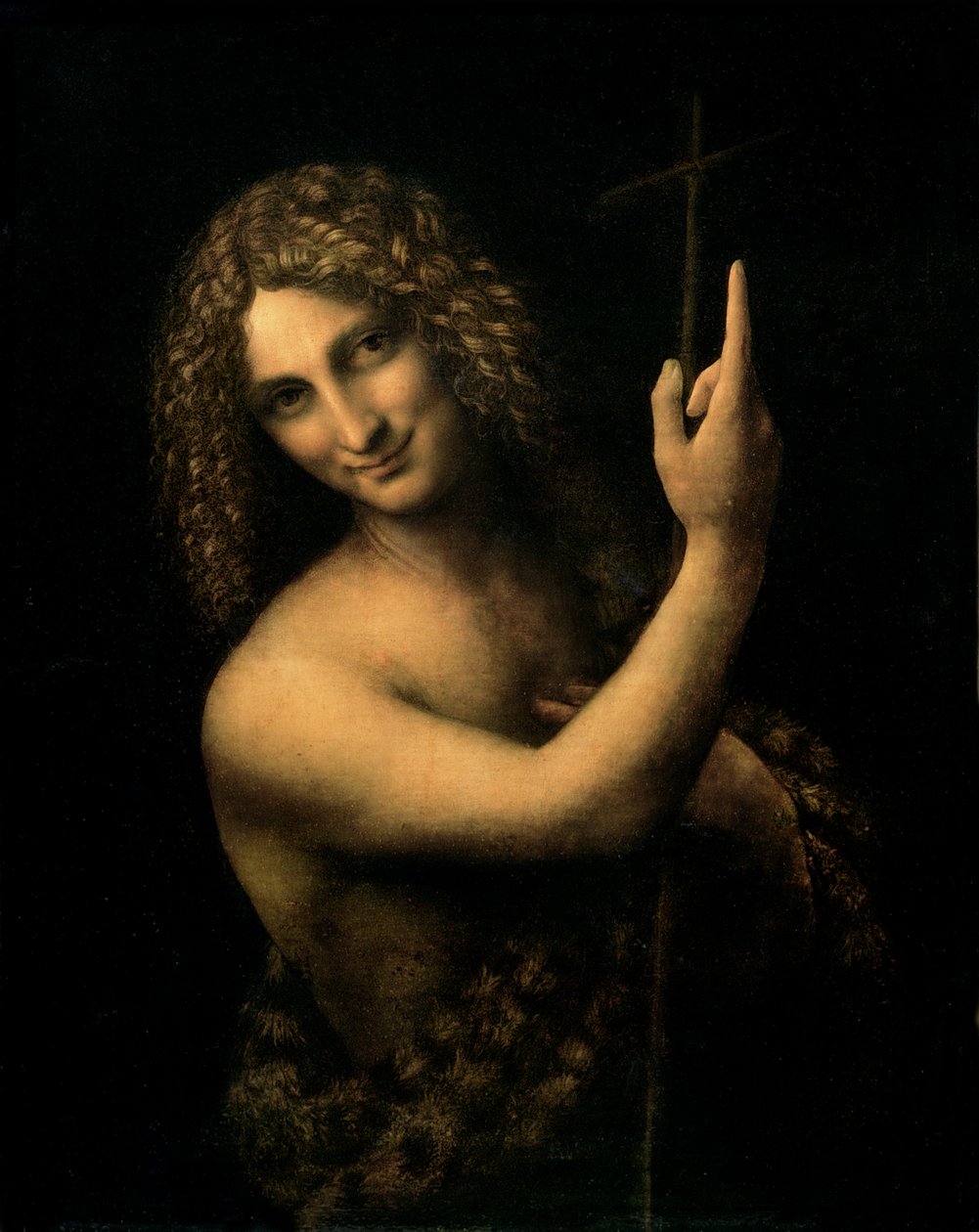 Johannes Døberen, 1513-16 swed av Leonardo da Vinci