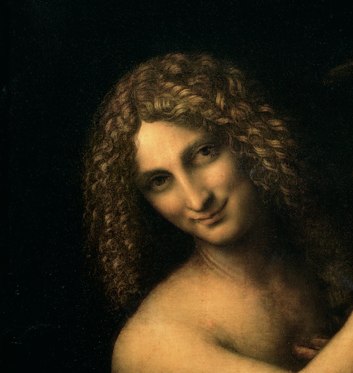 Johannes Döparen, 1513-16 av Leonardo da Vinci