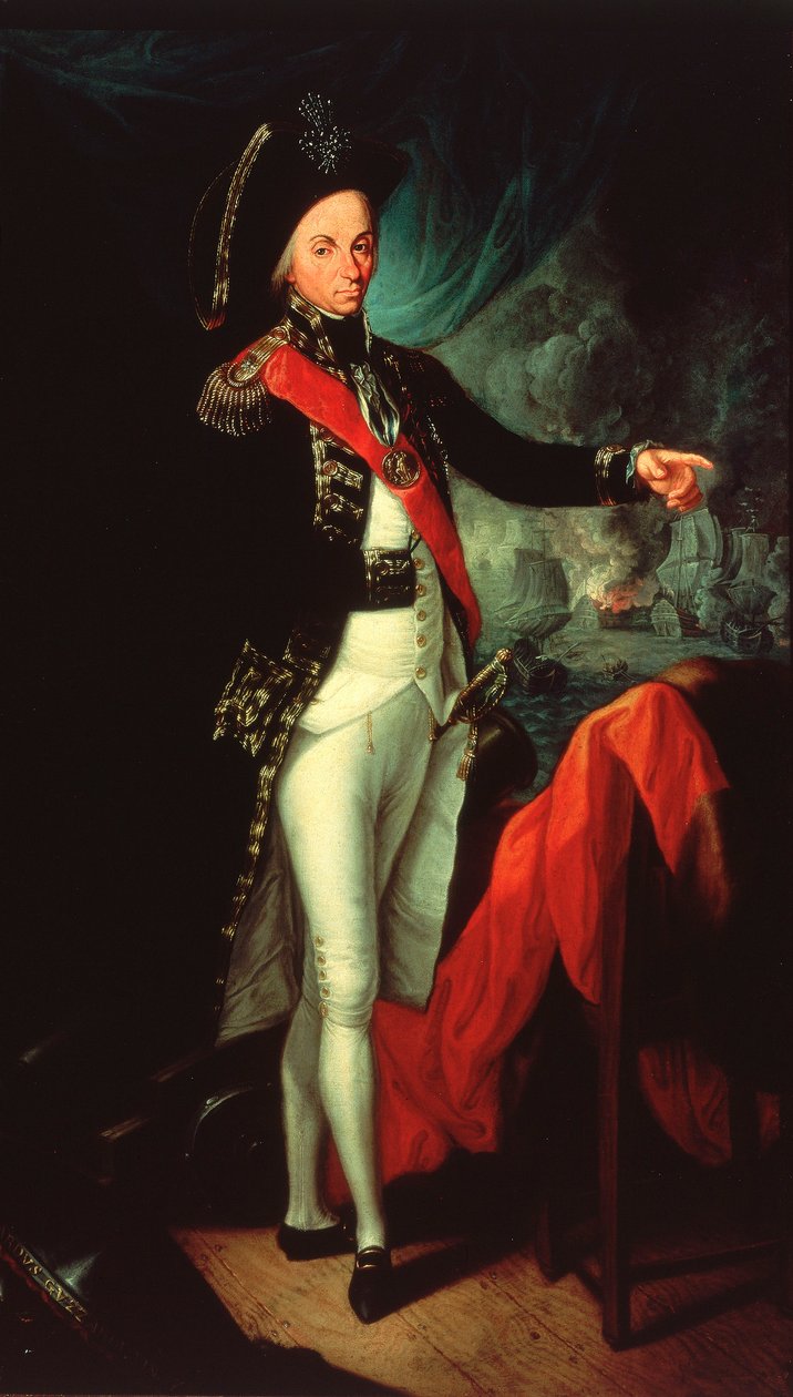 Konteramiral Horatio Nelson av Leonardo (after) Guzzardi