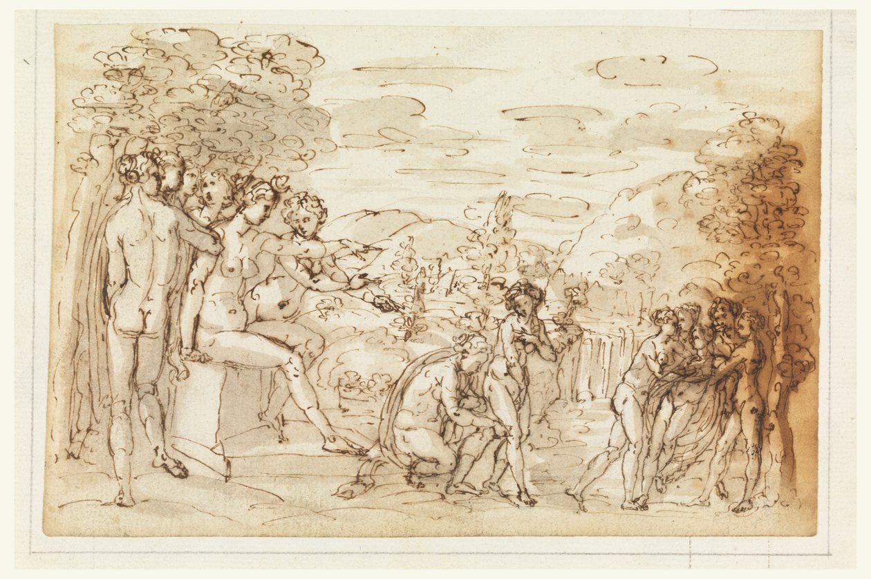 Diana och Endymion av Leonardo Scaglia