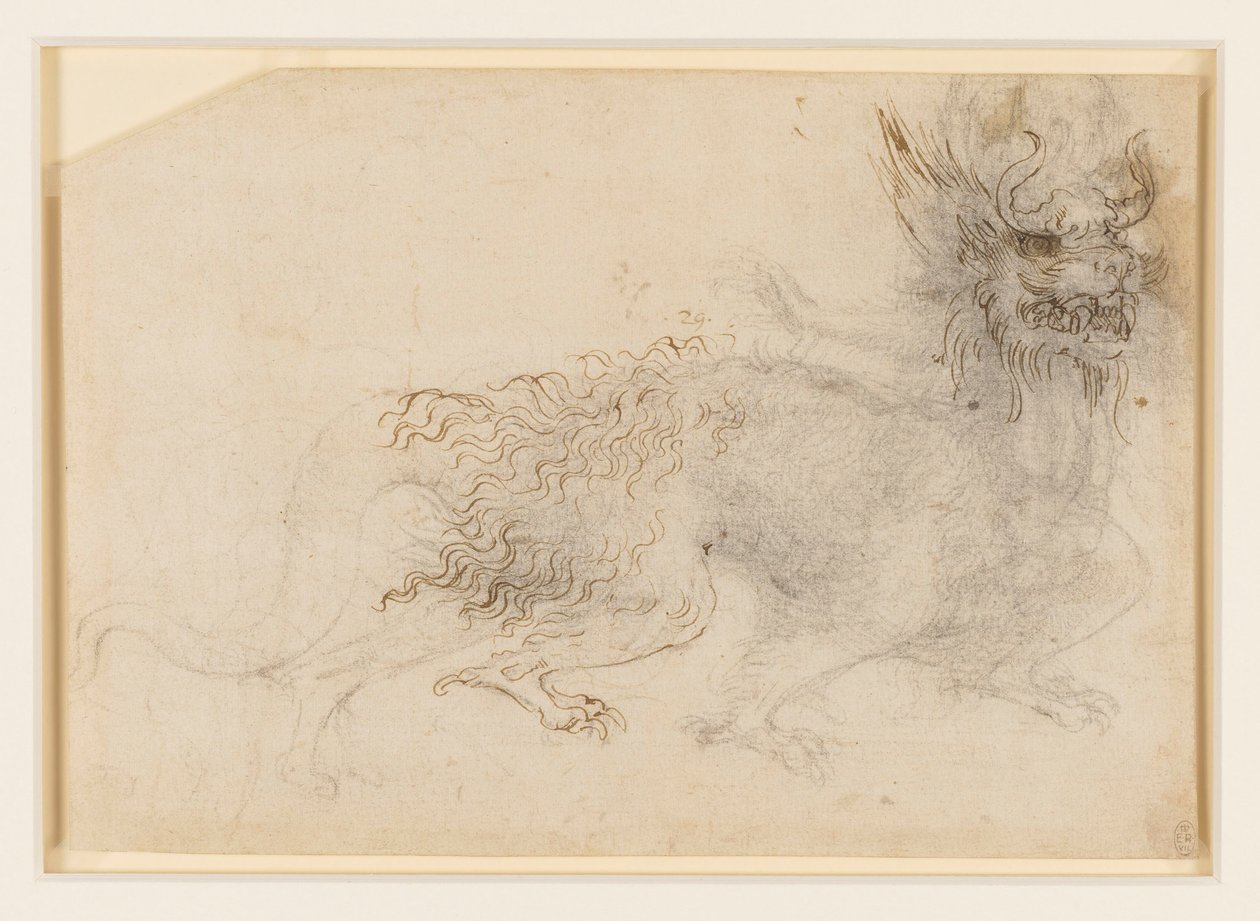 En design för en drakdräkt av Leonardo da Vinci
