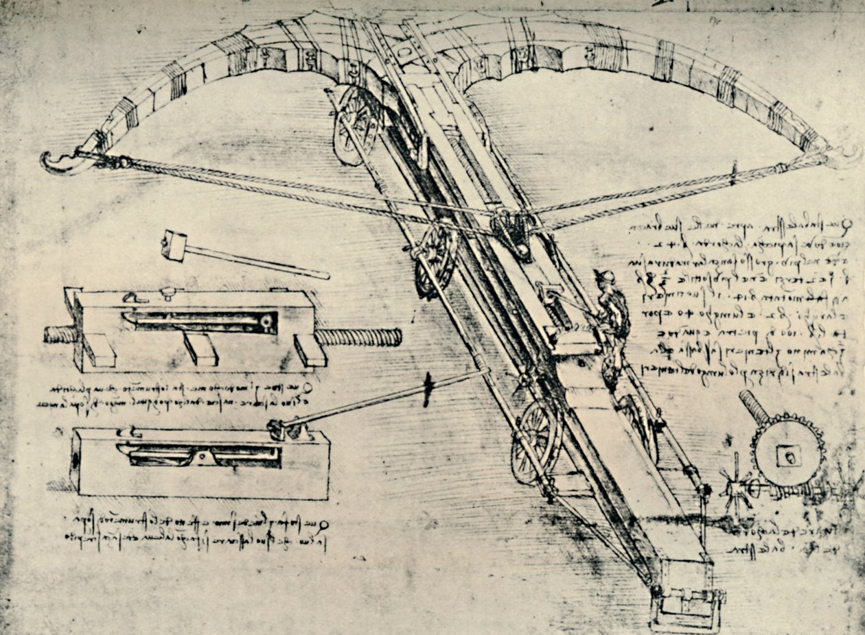 Ballista, 1928 av Leonardo da Vinci