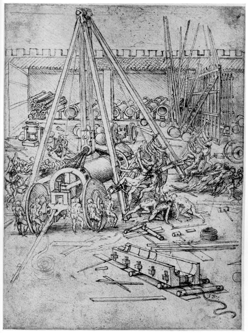 Kanongjuteri, 1487 1954. av Leonardo da Vinci