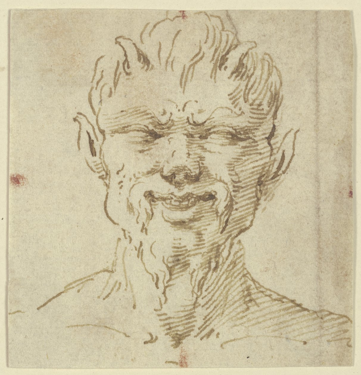 Faunhuvud av Leonardo da Vinci
