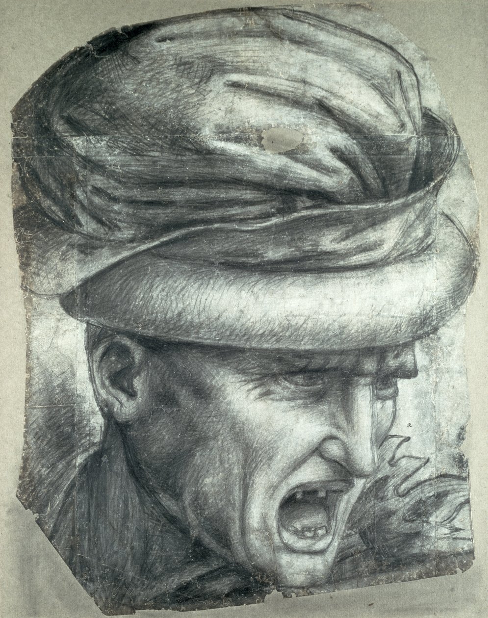 Head of a Warrior, kopia av en detalj från 