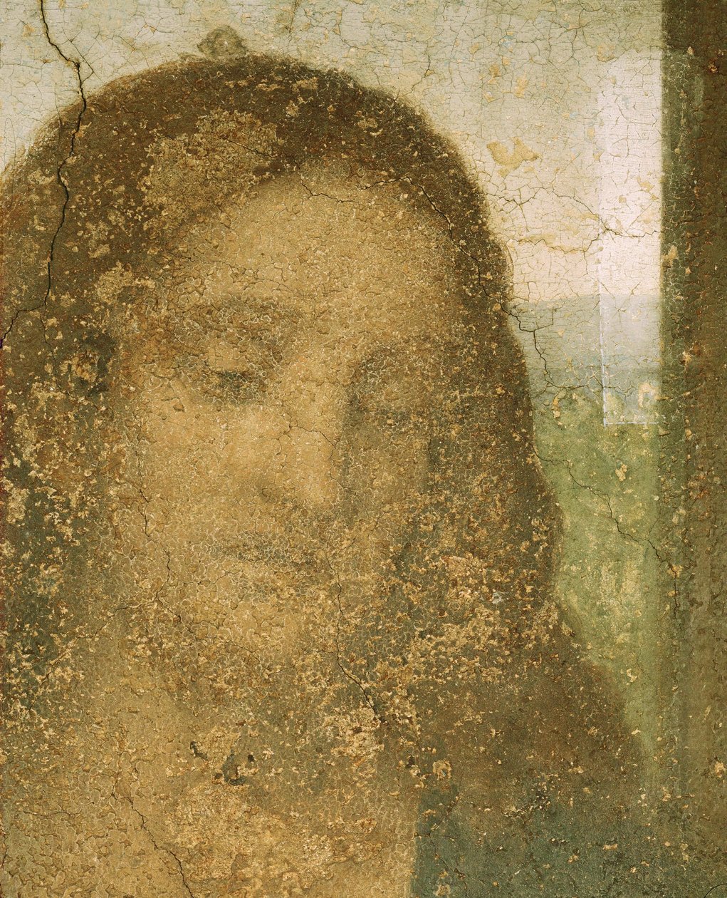 Jesu huvud av Leonardo da Vinci