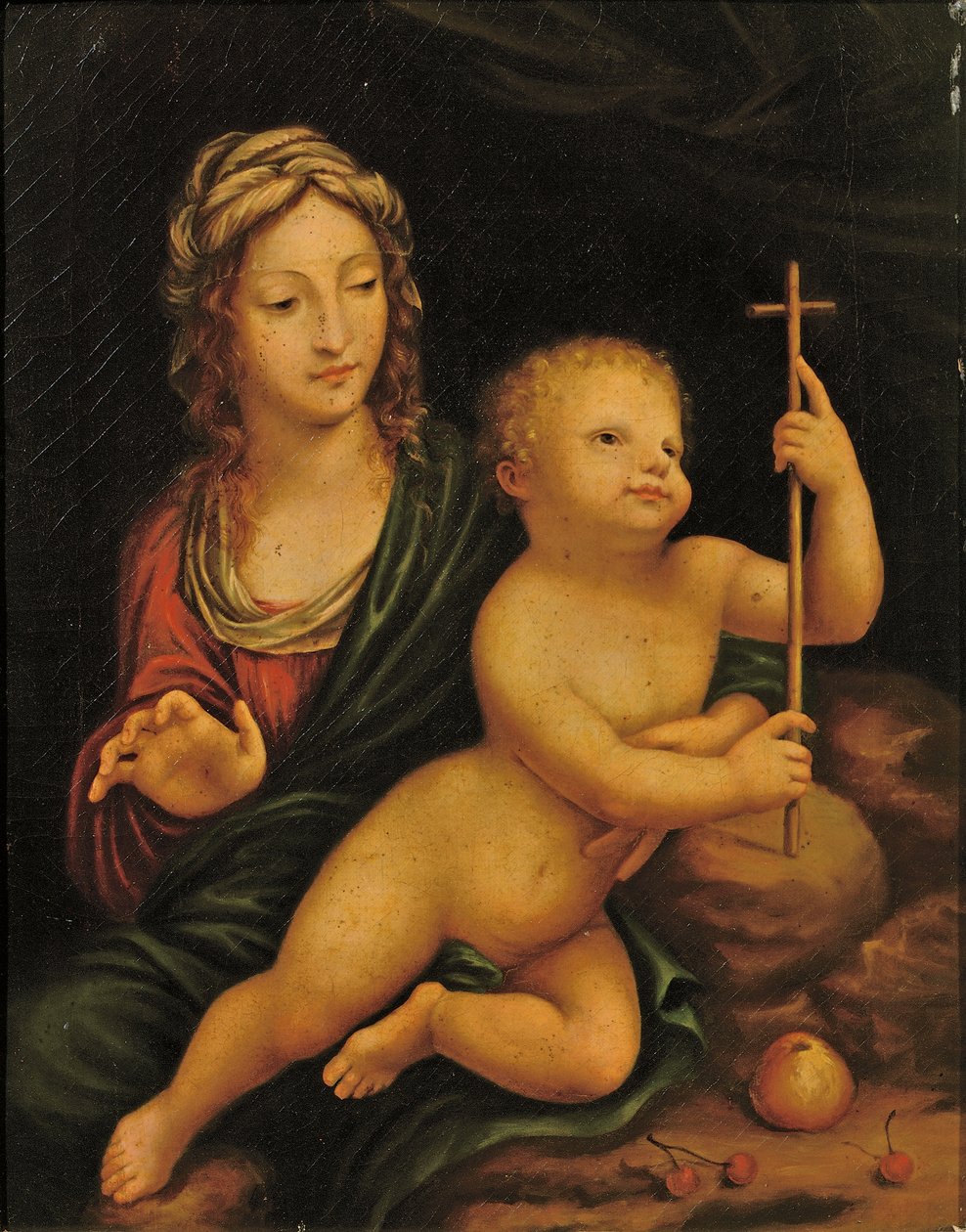 Madonna från garnvindaren av Leonardo da Vinci