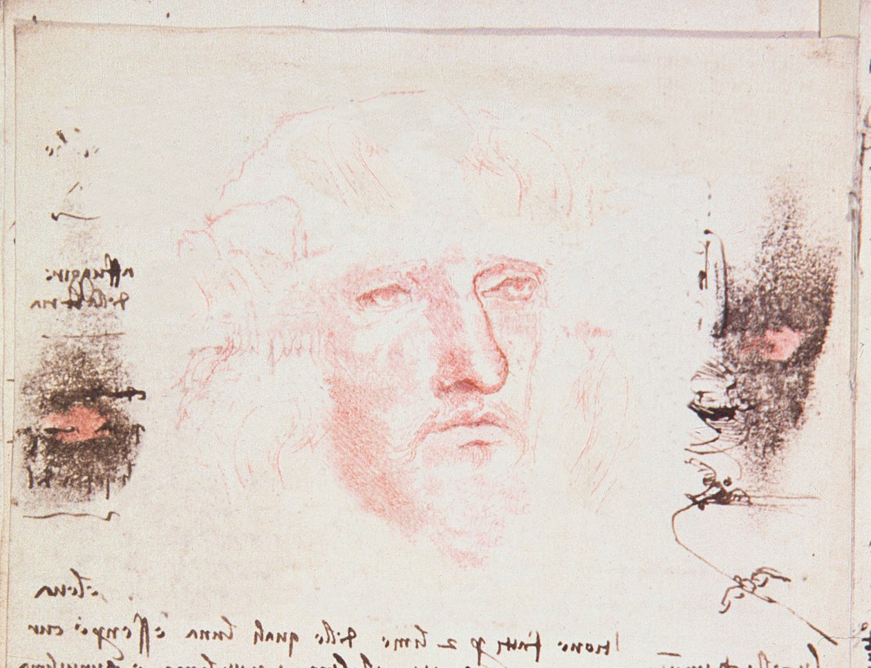 Notes on the Changes of direction in Flight, manuskriptsida från Codici Rari III 35.2, fol. 10v från Treatise on the Flight of Birds, 1505 (penna och bläck på papper) av Leonardo da Vinci