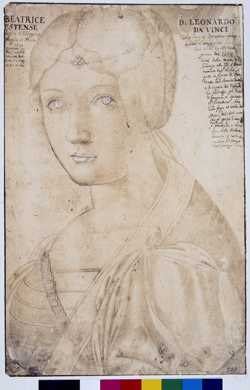 Porträtt av Beatrice d
