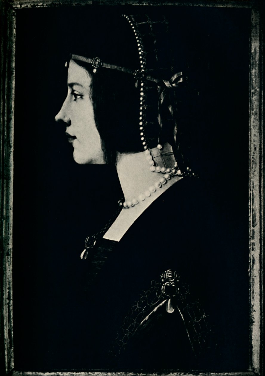 Porträtt av en ung prinsessa, 1928 av Leonardo da Vinci