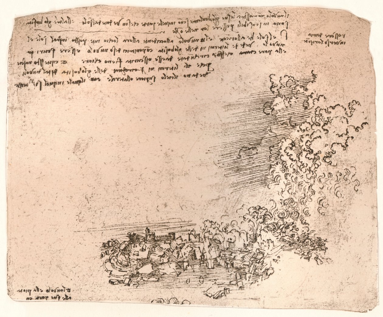 Representation av naturfenomen, c1472-c1519 1883 av Leonardo da Vinci