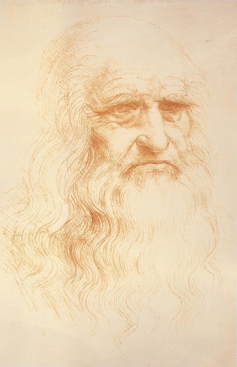 Självporträtt av Leonardo da Vinci