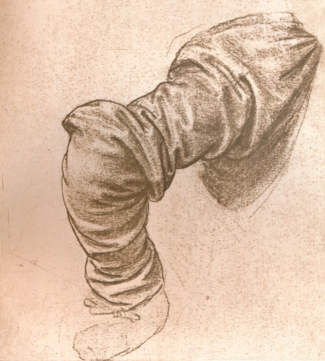 Studera för St Peters arm i `Nattvarden`, c1494-c1499 1883. av Leonardo da Vinci