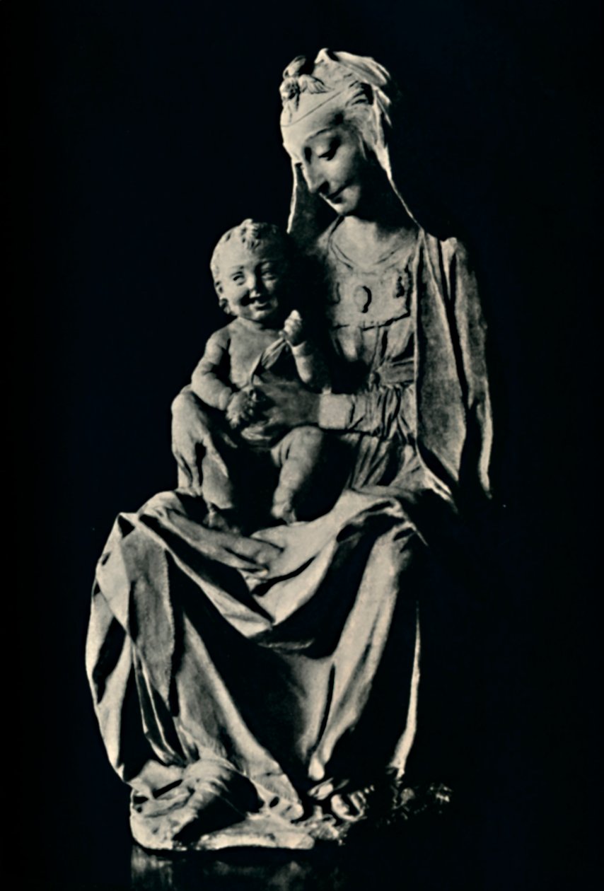 Madonnan med det skrattande barnet, 1928 av Leonardo da Vinci
